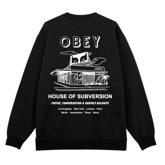 Obey Ανδρικό φούτερ House Of Subversion Fleece